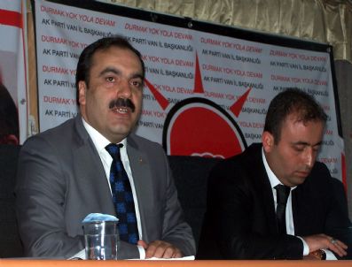 İLHAN CİHANER - Ak Parti Van Merkez İlçe Başkanlığı'na Şahin Atandı