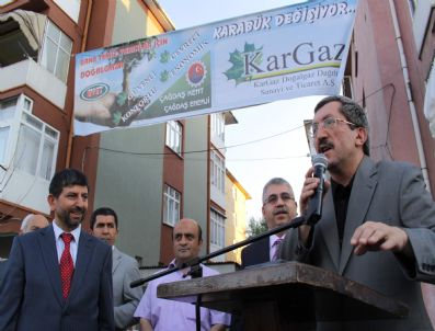 Beşbinevler'de Doğalgaz Ateşlendi