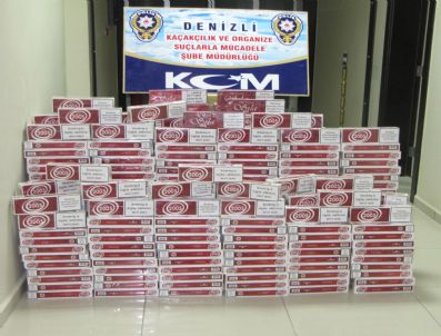 Denizli'de 458 Karton Kaçak Sigara Ele Geçirildi