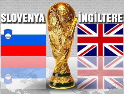 CESAR - 2010 Dünya Kupası C grubu Slovenya - İngiltere maçı TRT 1 canlı izle