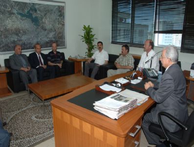 AHMET ERDOĞAN - Başkan Sözlü'den Aldırmaz'a Ziyaret