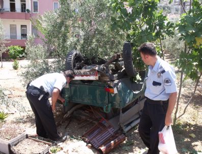 Fethiye'de Cip Apartman Bahçesine Uçtu: 1 Yaralı