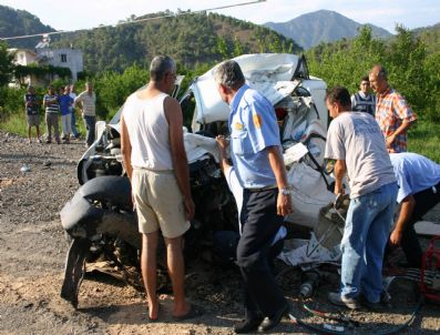 Ortaca'da Trafik Kkazası; 1 Ölü
