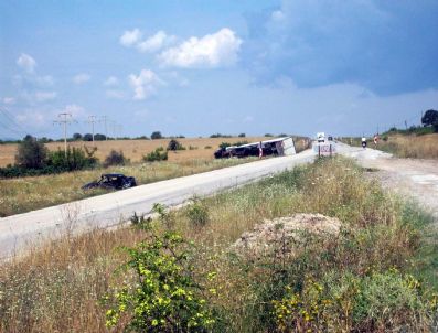Çan'da Trafik Kazası: 1 Ölü, 3 Yaralı