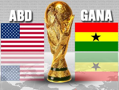 ROYAL BAFOKENG - Dünya Kupası 2. tur mücadelesi ABD - Gana maçı TRT 1 canlı izle