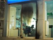 Diyarbakır'da banka şubesine molotoflu saldırı