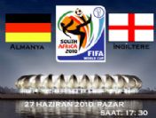 Dünya Kupası 2. tur mücadelesi Almanya - İngiltere maçı TRT 1 canlı izle
