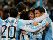 Arjantin 3-1 Meksika 2. tur mücadelesi ( maç görüntüleri izle )