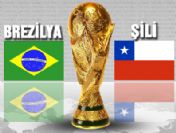 Dünya Kupası 2. tur mücadelesi Brezilya-Şili maçı TRT 1 canlı izle