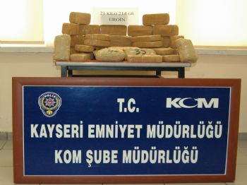 Kayseri'de Uyuşturucu Operasyonu