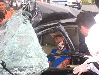 ÇOLAKLı - Danimarkalı Turistlerin Trafik Kazası