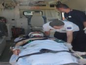 Kolu Kopan Genç, Ambulans Helikopterle Adana'ya Götürüldü