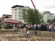 Merzifon'da 65 Bin Dev Öğrenci Anaokulu'nun Temeli Atıldı