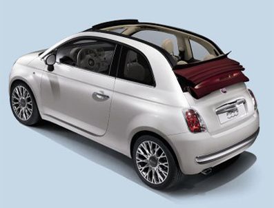 Üstsüz Fiat 500 Türkiye'de