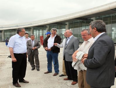 HANLı - Başkan Toçoğlu, Yeni Terminalde Esnaflarla Birlikte İncelemelerde Bulundu