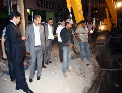 Doğan Ürgüp Su Borusu Değişim Çalışmalarını Yerinde İnceledi