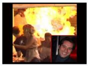 Efe Özbilgin mekan yakıyordu