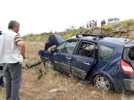 Otomobil şarampole yuvarlandı: 5 yaralı