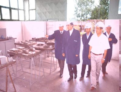 Başkan Bahçeci'den Çemaş İşletmesine Ziyaret