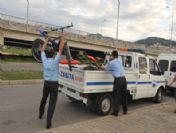 Yürüyüş Yolunda Bisiklet Kullananların Bisikletlerine El Konuldu