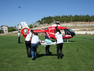 Ambulans Helikopter Minik Zehra İçin Havalandı