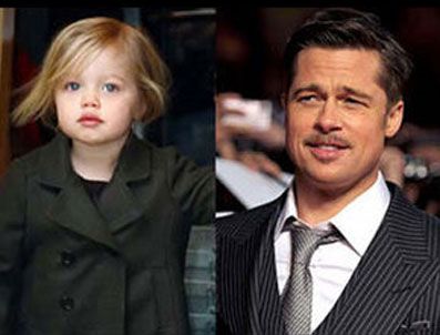 ANGELİNA JOLİE - Babası Brad Pitt'in sanki kopyası