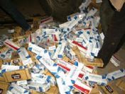 Gaziantep'te kaçak sigara operasyonu