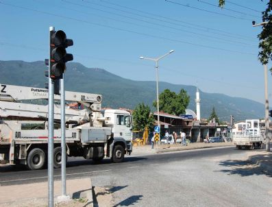 İSMAIL HAKKı BIÇER - Simav'da Sinyalizasyon Çalışmaları