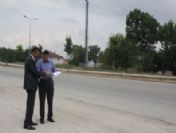 Başkan Bayram Kalıcı Konutlar Bağlantı Yolunda İncelemede Bulundu