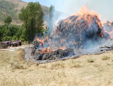Güroymak'ta Yangın