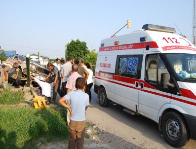 Kozan'da Trafik Kazası: 1 Yaralı