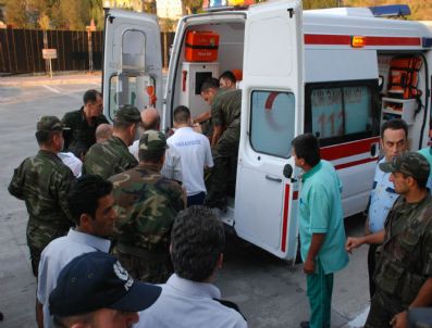 Yaralı Asker Helikopterle Tokat Devlet Hastanesi'ne Getirildi