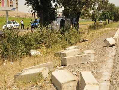 Kayseri'de Ticari Araç Devrildi: 1 Yaralı