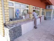 Aksaray'da 26 Bin Paket Kaçak Sigara Ele Geçirildi