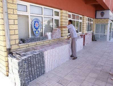 Aksaray'da 26 Bin Paket Kaçak Sigara Ele Geçirildi