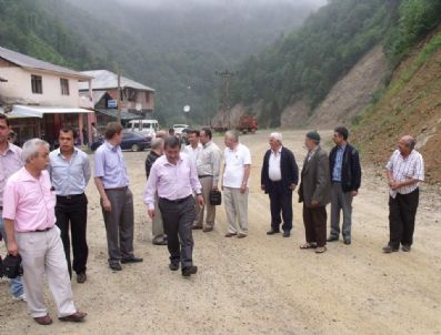ÜÇTEPE - Ak Parti Giresun Milletvekili Hacı Hasan Sönmez Yağlıdere'de İncelemelerde Bulundu