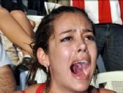 Paraguaylı Larissa Riquelme ağladı