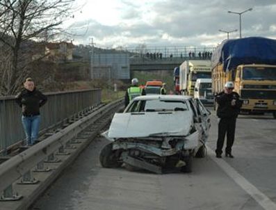 Tem'de feci kaza: 7 yaralı