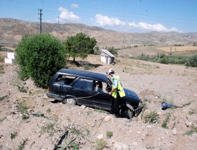 Sağlık Bakanlığı'na Ait Otomobil Şarampole Düştü: 1 Yaralı