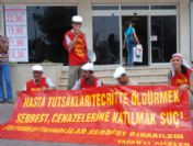 TAYAD'dan AK Parti önünde oturma eylemi