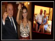 Ahmet Hamoğlu ile nişanlısı Pınar Dilşeker'in özel locada tatil keyfi