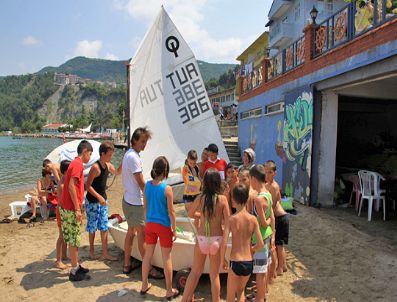 OPTIMIST - Amasra'da Yelken Kursları Başladı