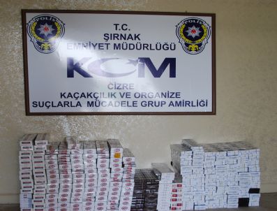 Cizre'de 252 Karton Kaçak Sigara Ele Geçirildi