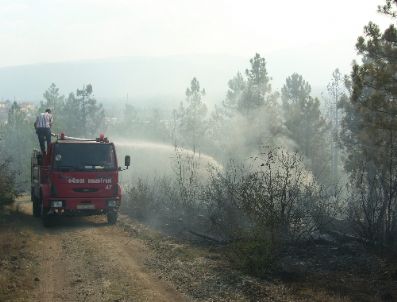 YEŞILDAĞ - Anız Yangını Ormana Sıçramadan Söndürüldü