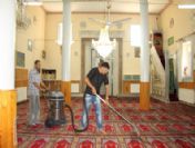 Kayseri'de Camilerde Ramazan Temizliği
