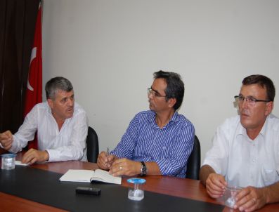 UMUT ORAN - Türk İş Heyeti Chp İl Başkanı Cem Hatunoğluna Hayırlı Olsun Ziyaretinde Bulundular