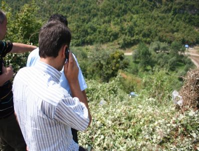 KARAELMAS ÜNİVERSİTESİ - Yayaya Çarpmamak İçin 40 Metreden Şarampole Uçtu