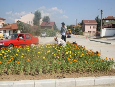 KERVAN - Düzce'de Yeni Kavşaklar Çiçek Açtı