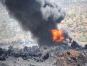 İdil'de Petrol Hattındaki Yangın Devam Ediyor