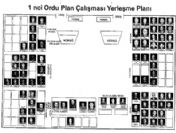 Balyoz planının yapıldığı salonun oturma krokisi